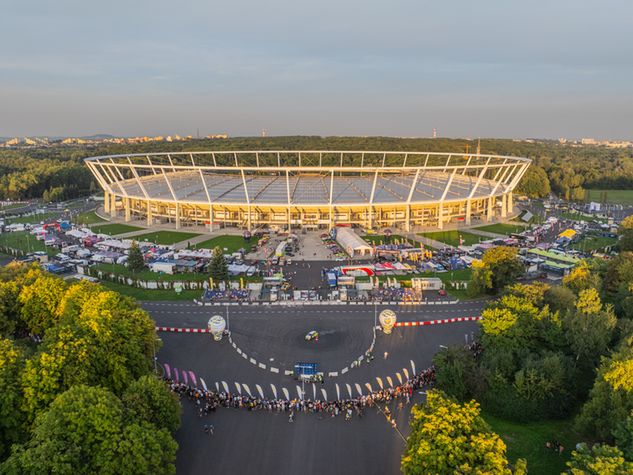 Stadion Śląski jest bazą rajdu