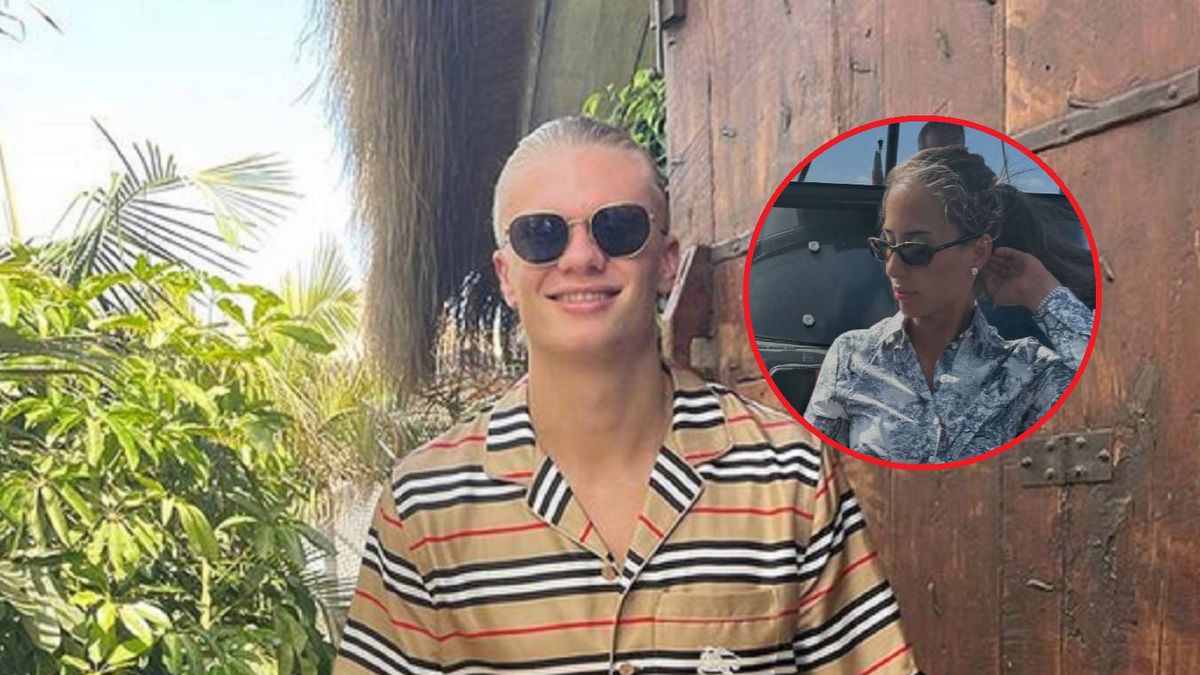 Instagram / Erling Haaland/Isabel Haugseng Johansen. / Na dużym zdjęciu Erling Haaland, na małym Isabel Haugseng Johansen.