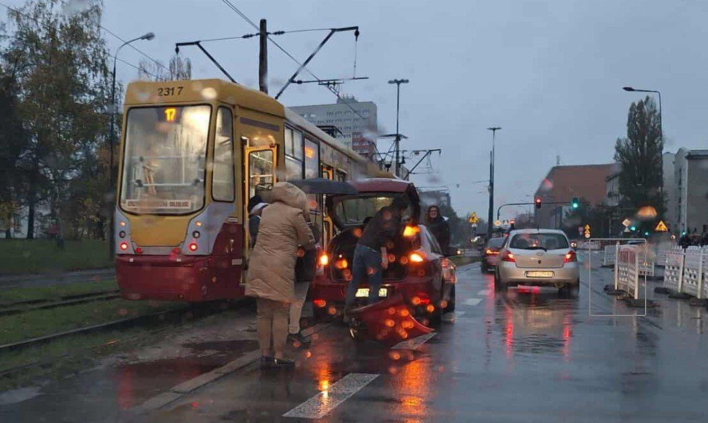 Wypadek na al. Politechniki