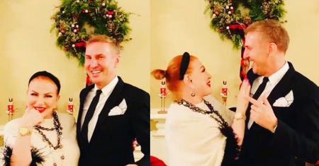 Krzysztof Gojdź "imprezuje" z Georgette Mosbacher. "Moja przyjaciółka i NAJPOTĘŻNIEJSZA KOBIETA w Polsce"