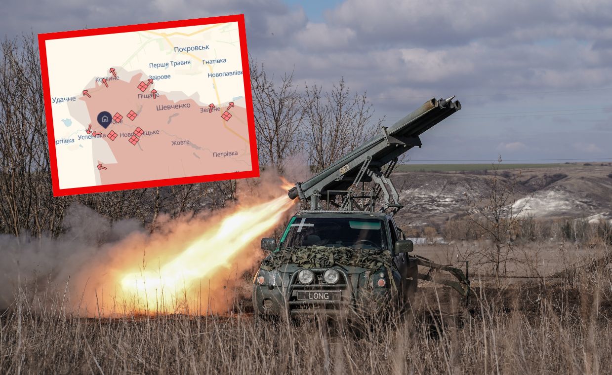 Further Russian gains near Pokrowsk