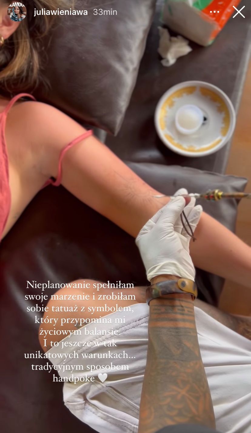Julia Wieniawa zrobiła dwa tatuaże | fot. Instagram.com/juliawieniawa