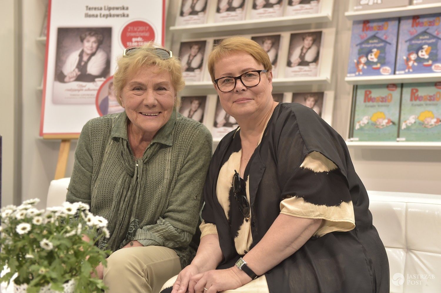 Ilona Łepkowska i Teresa Lipowska - Warszawskie Targi Książki 2017