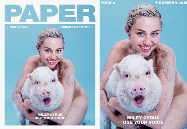 Miley Cyrus też wystąpiła na okładce "Paper"! Lepiej niż Kim?