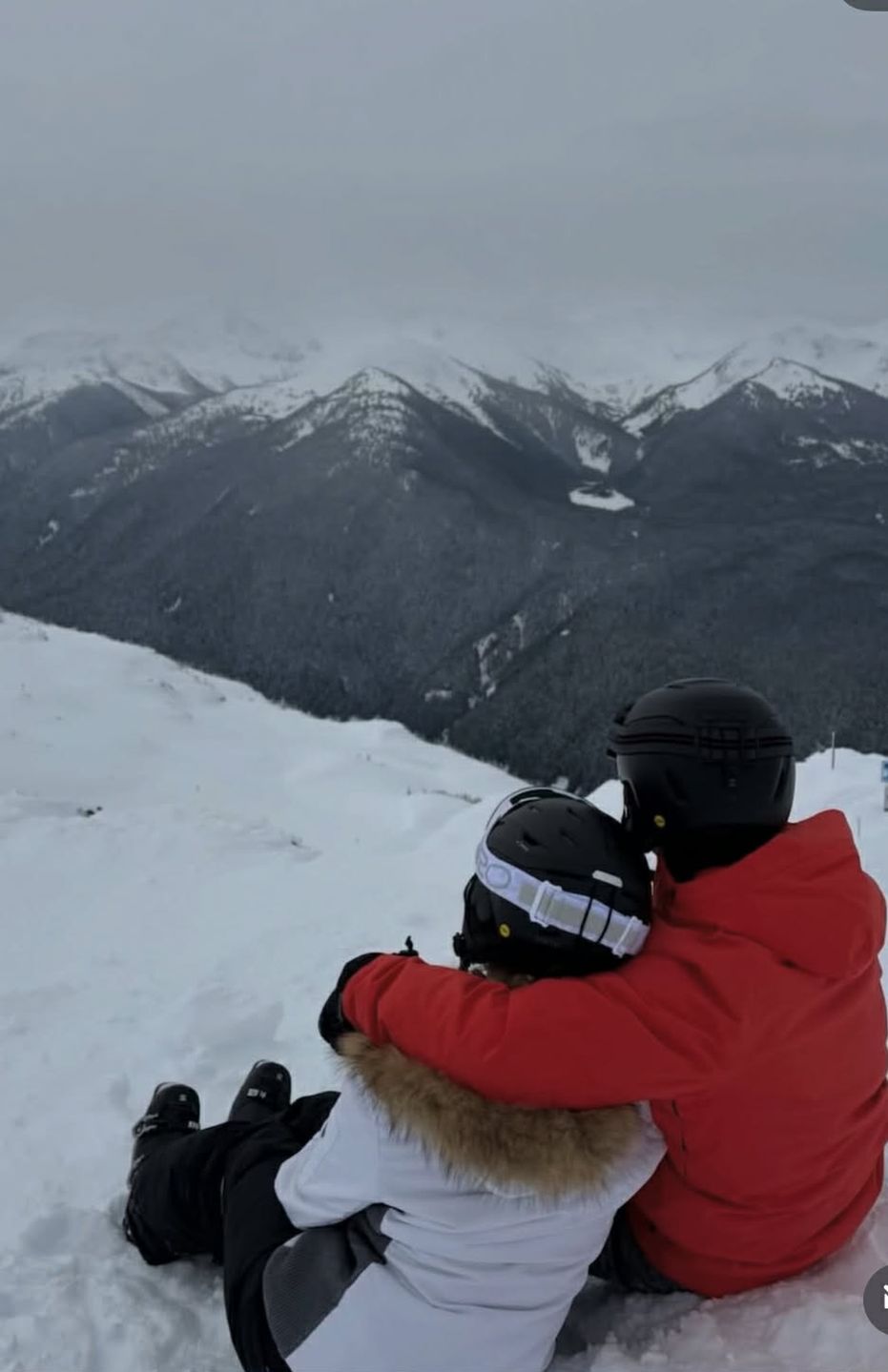 Helena Rubik w górach z ukochanym