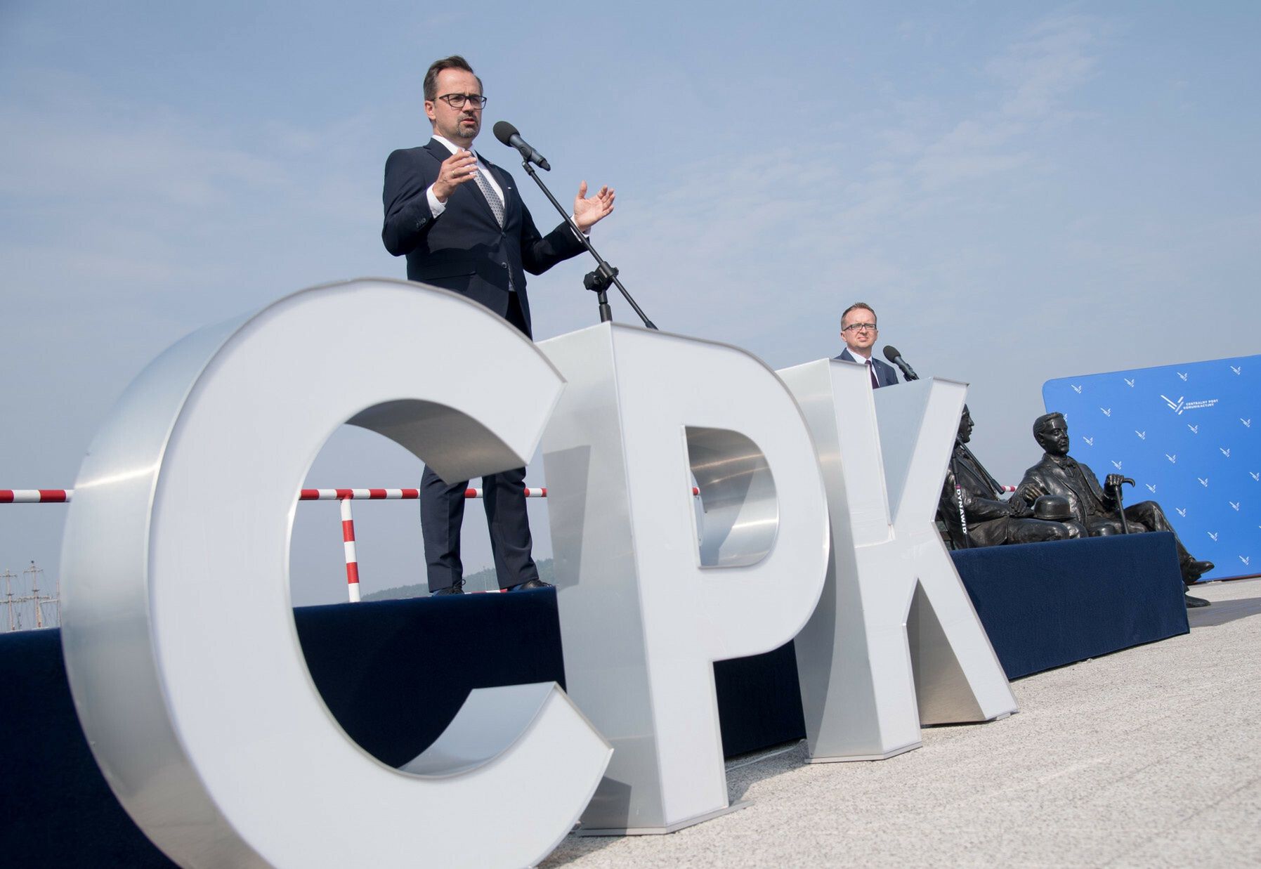 Marcin Horała o opowiada realizacji programu inwestycyjnego CPK w Gdyni