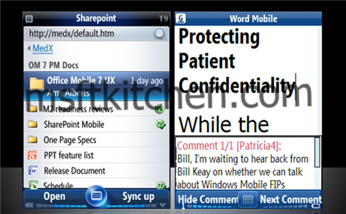 Windows Mobile 7 i mobilny Office 2