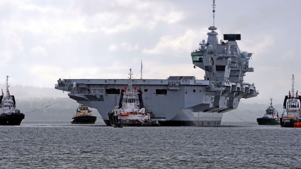 Nowy lotniskowiec HMS Queen Elizabeth wyruszy w przyszłym miesiącu na Ocean Spokojny