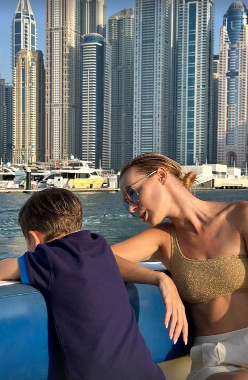 Izabela Janachowska w Dubaju