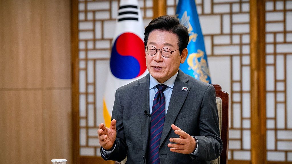 Prezydent Korei Płd. Li Dze Mjung