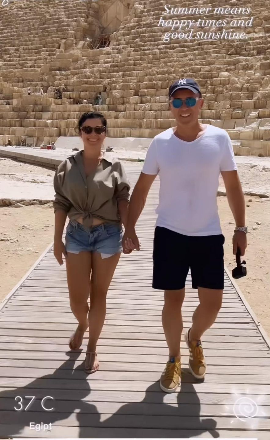 Katarzyna Cichopek i Maciej Kurzajewski w Egipcie 