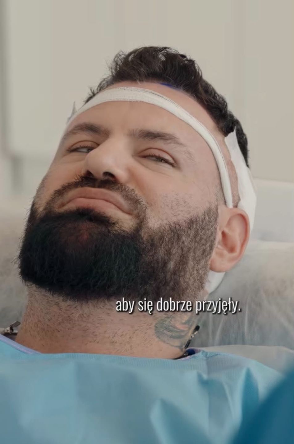 Wojtek Gola zrobił przeszczep włosów