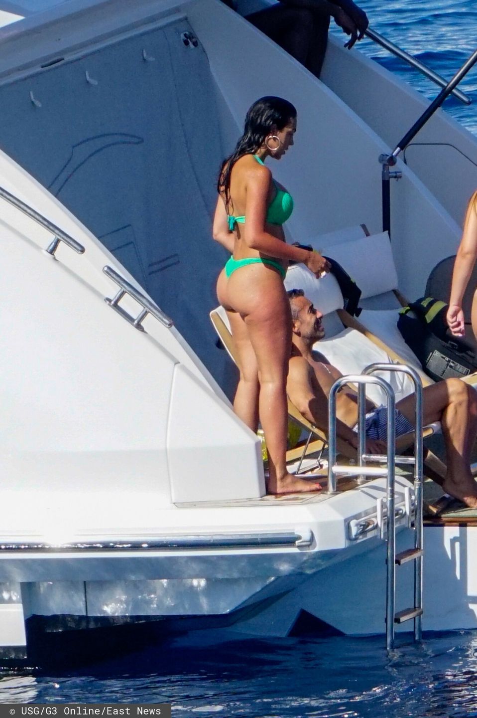 Georgina Rodriguez na jachcie
Cristiano Ronaldo