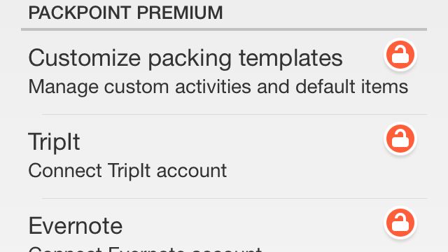 PackPoint Packing for Sheraton 7