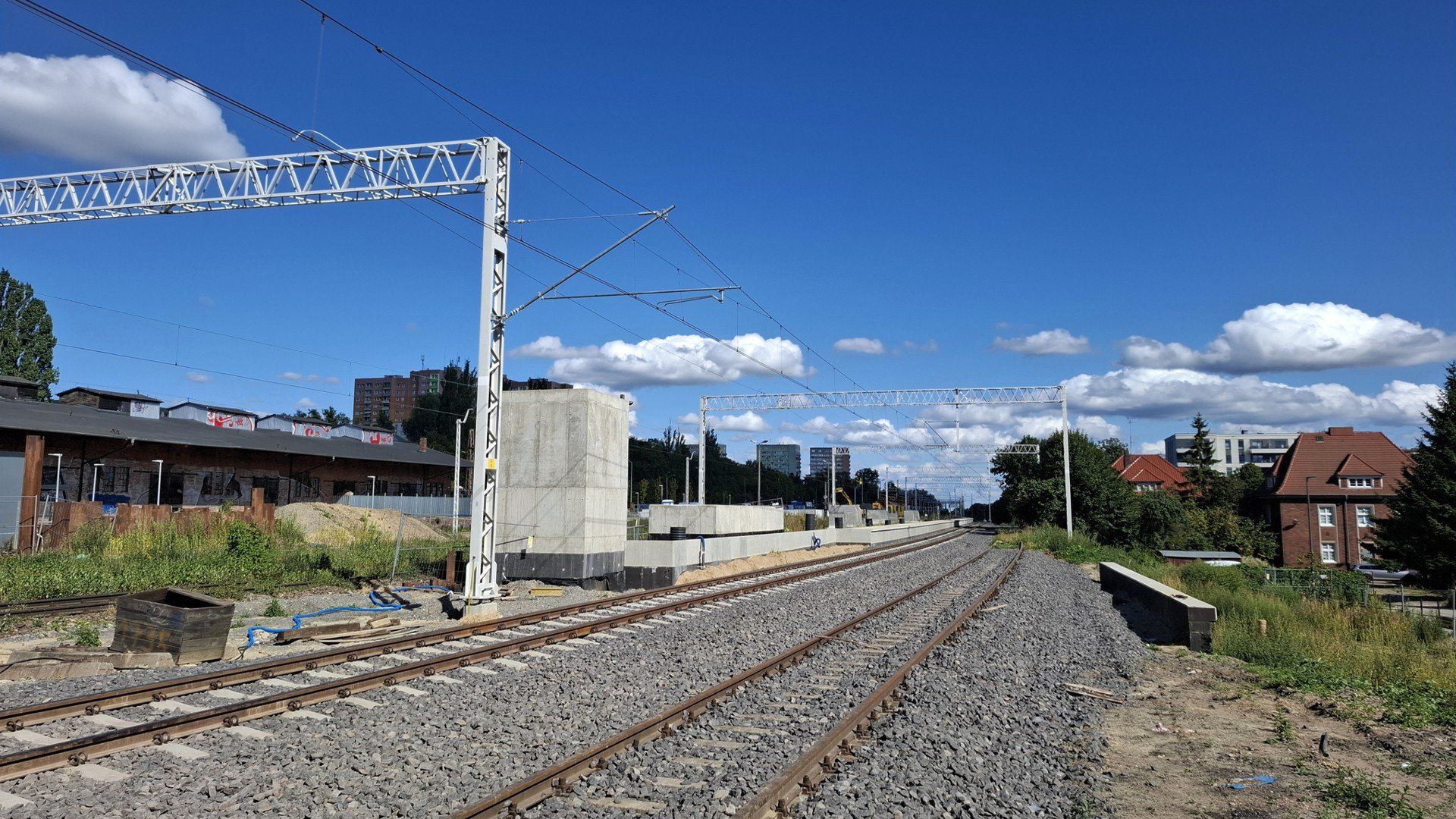 Plac budowy SKM Szczecin - Niebuszewo