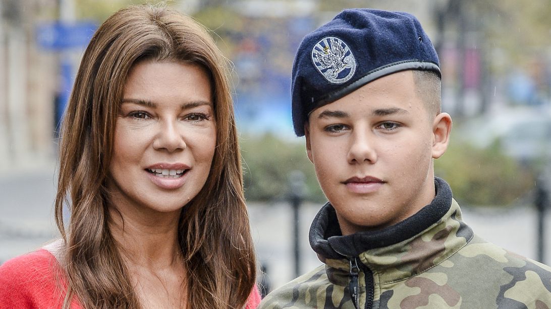 Edyta Górniak z synem, Allanem