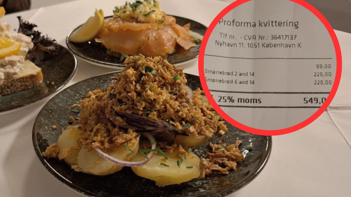 Cena za 4 kanapki w stolicy Danii może przyprawić o zawrót głowy