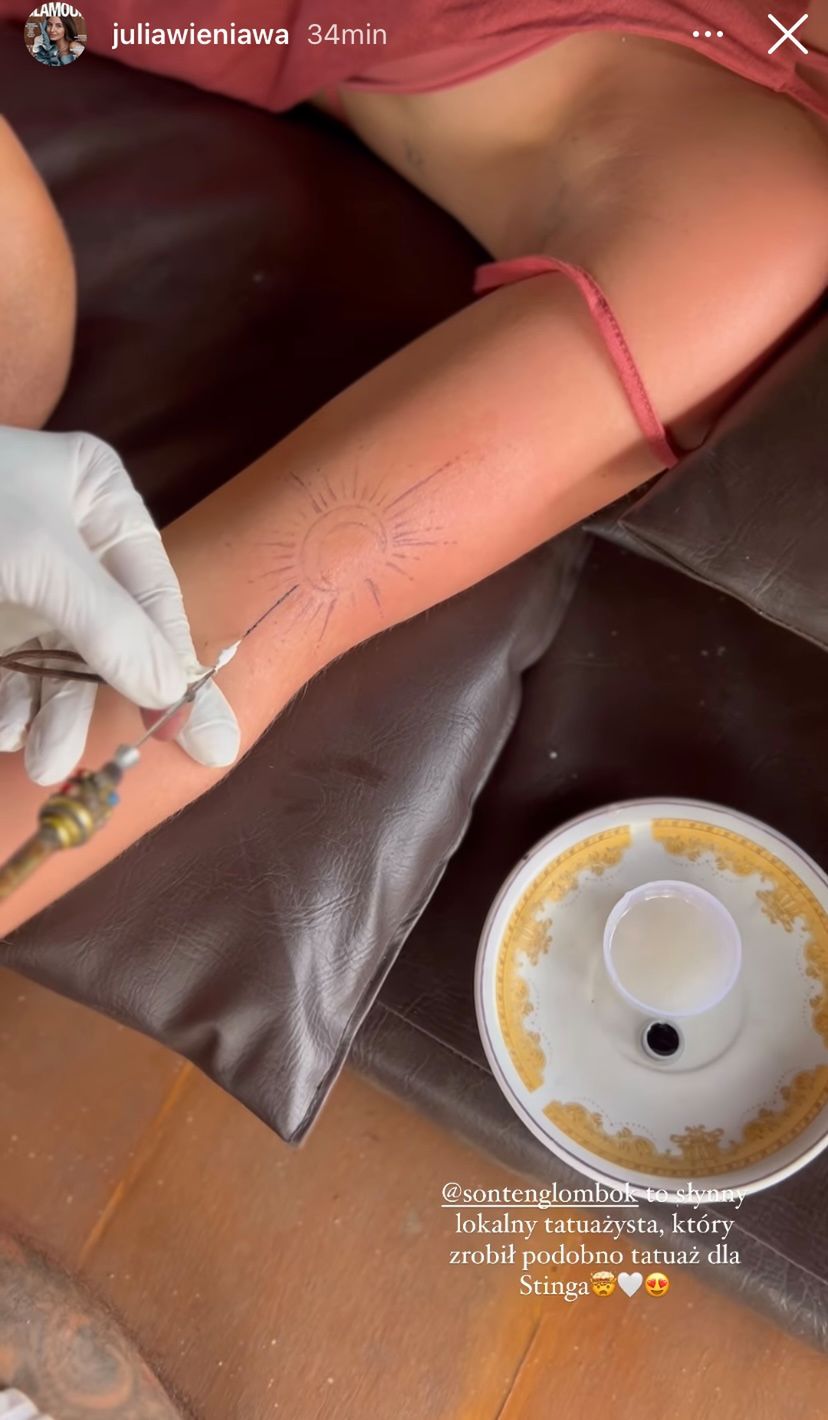 Julia Wieniawa zrobiła dwa tatuaże | fot. Instagram.com/juliawieniawa