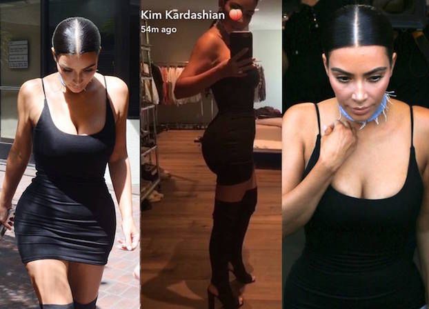 Kim Kardashian chwali się talią osy (ZDJĘCIA)