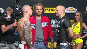 "Klatka po klatce" (on tour). KSW 55. Janikowski - Gustafsson: zapaśnicy spotkali się na ważeniu