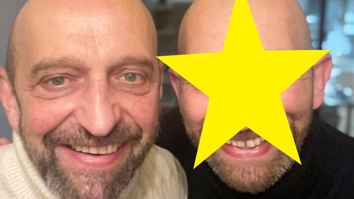 Janusz Chabior z bratem.