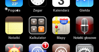 Padający śnieg w iPhonie