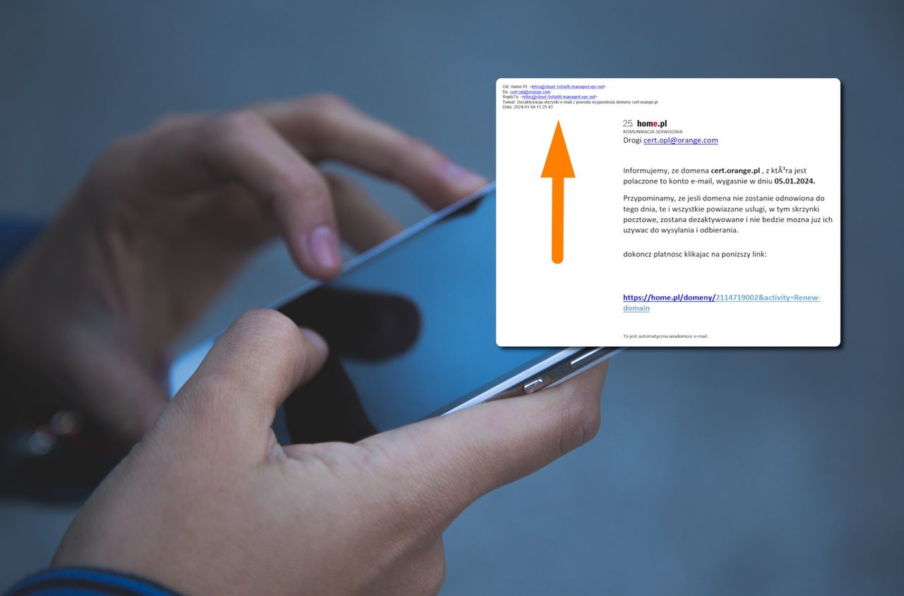 Komunikat CERT Orange. Sprawdź dokładnie e-mail