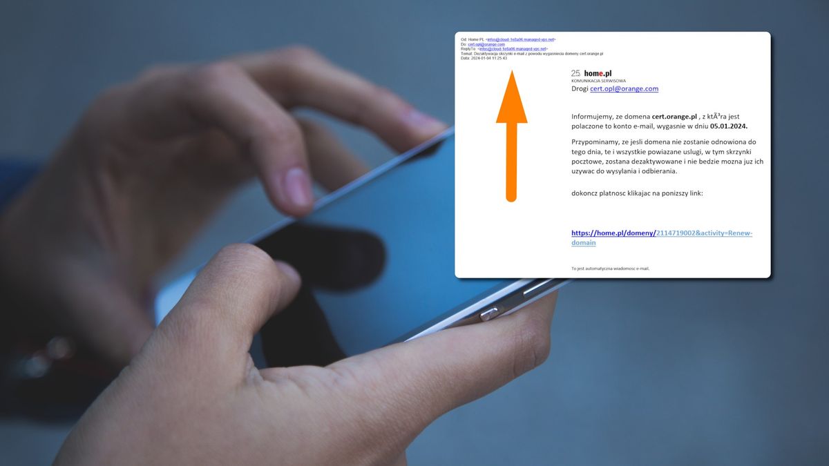 Uwaga na fałszywe e-maile