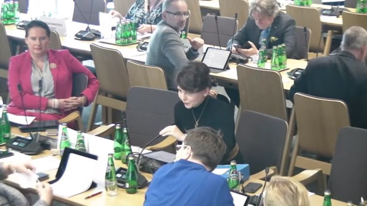 Nagranie z posiedzenia komisji zdrowia w Sejmie