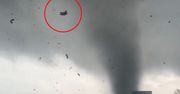 Nie do wiary, co porwało tornado. Kierowca wszystko nagrał