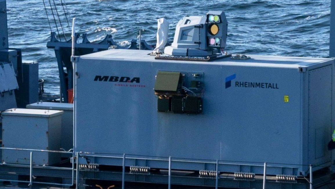 Demonstrator laserowy na niemieckiej fregacie