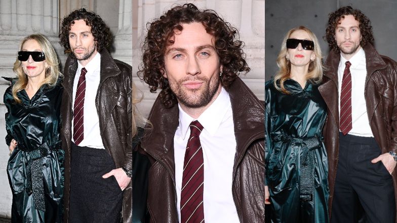 Aaron Taylor-Johnson z żoną w Paryżu