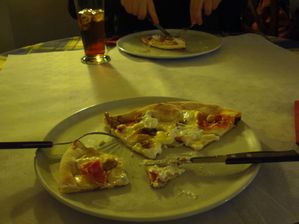 Posiłek w La Dolce Vita, dość drogiej knajpie prowadzonej przez prawdziwych Włochów, razem z Kosą poszliśmy tam w trakcie Posh Day