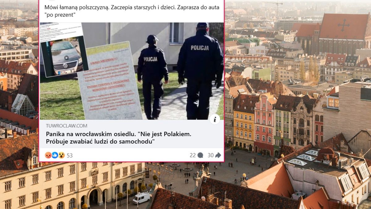 Ostrzeżenia ws. mężczyzny z wrocławskiego Kozanowa.