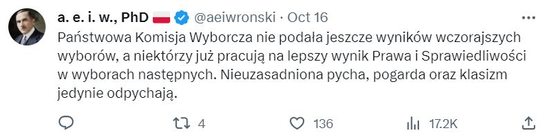 Klasizm wspira PiS