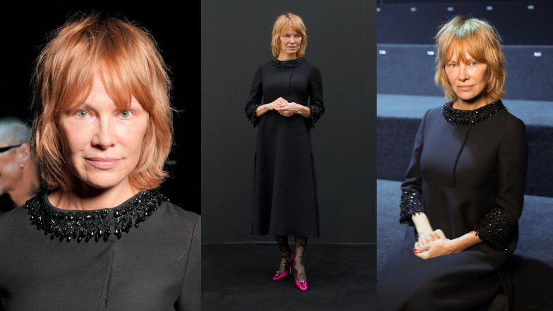 Pamela Anderson na pokazie Valentino