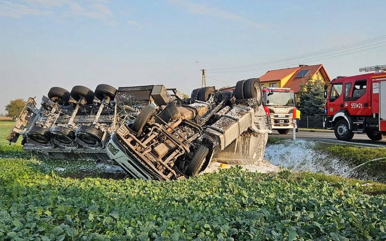 O krok od katastrofy. Poważny wypadek w lubelskim