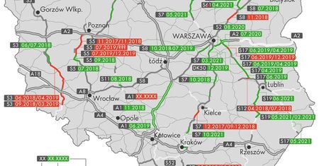 Ekspresówki opóźnione o kolejne miesiące. Szybciej pojedziemy w wakacje… 2019