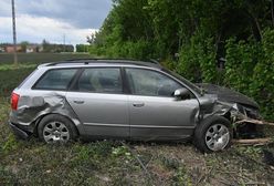 Pijana matka rozbiła auto. Wiozła dwoje dzieci