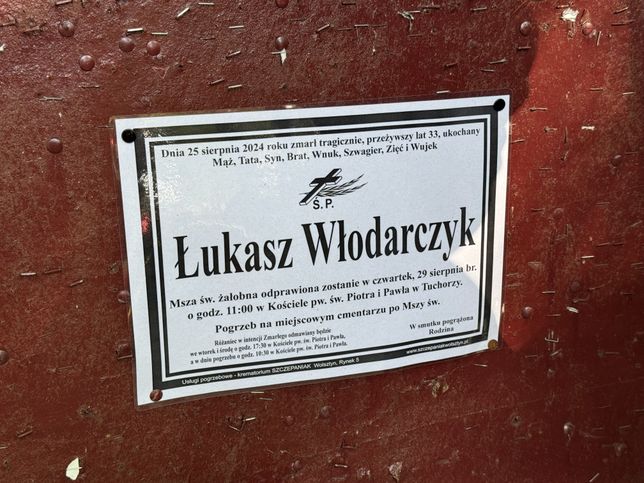 Nekrolog tragicznie zmarłego strażaka