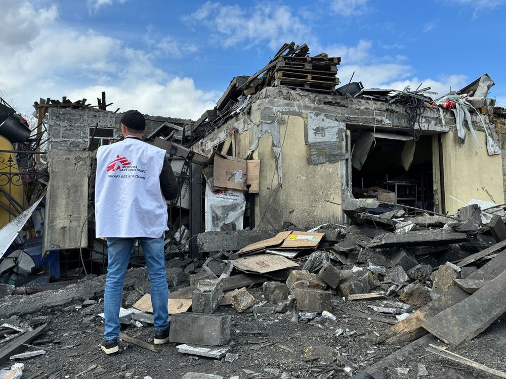 Ukraina. Zbombardowano biuro Lekarzy bez Granic