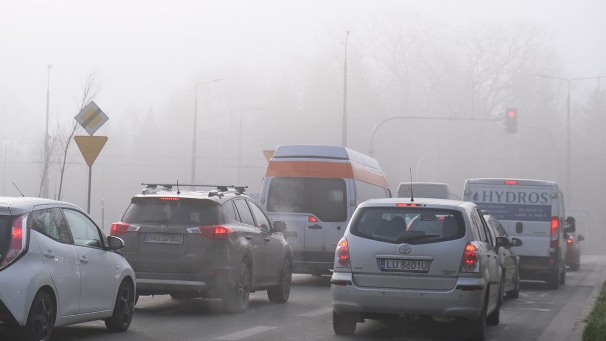 Mgła w Lublinie