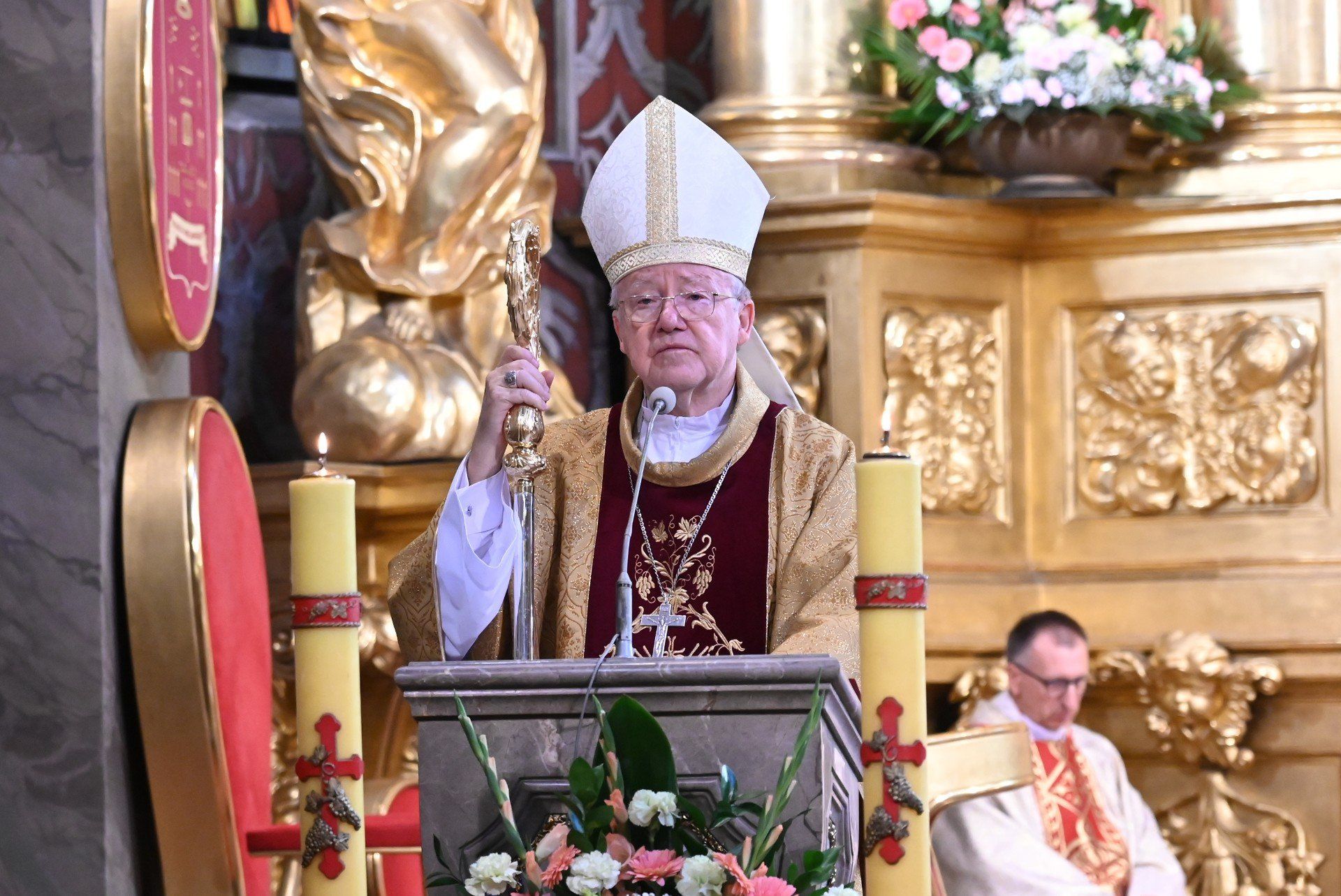 Mszę Świętą odprawił biskup pomocniczy diecezji kieleckiej Andrzej Kaleta.