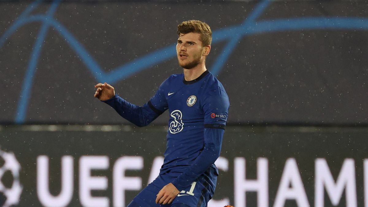 PAP/EPA / JUANJO MARTIN / Na zdjęciu: Timo Werner