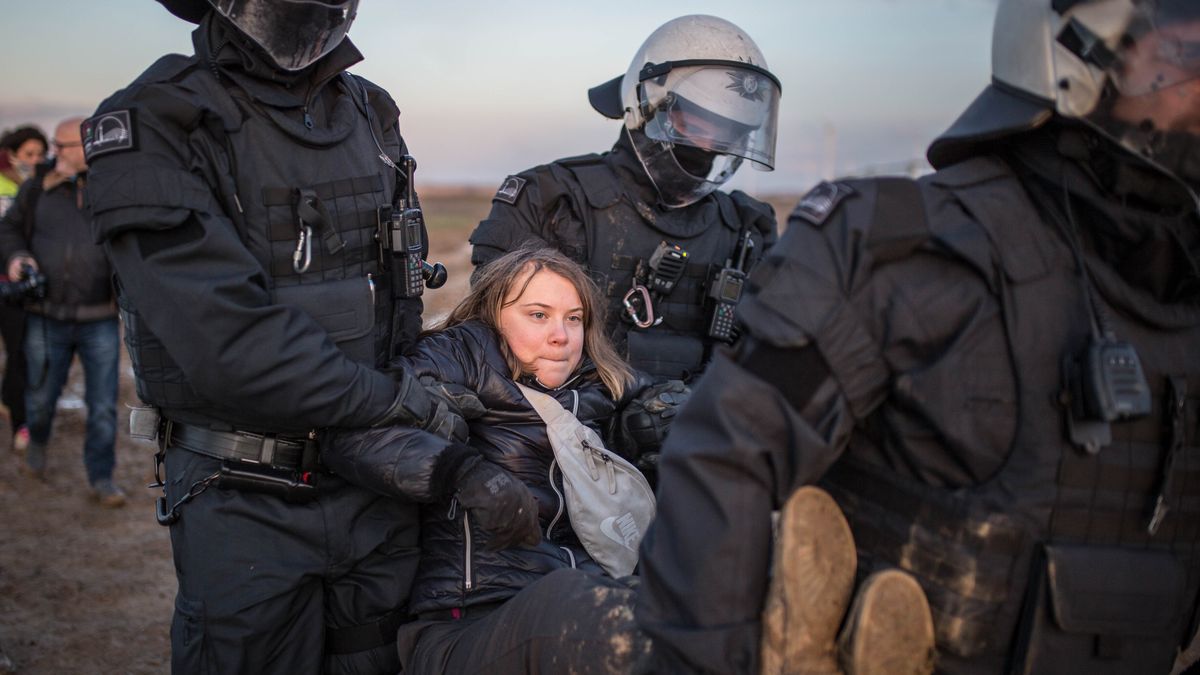 Zatrzymanie Grety Thunberg 