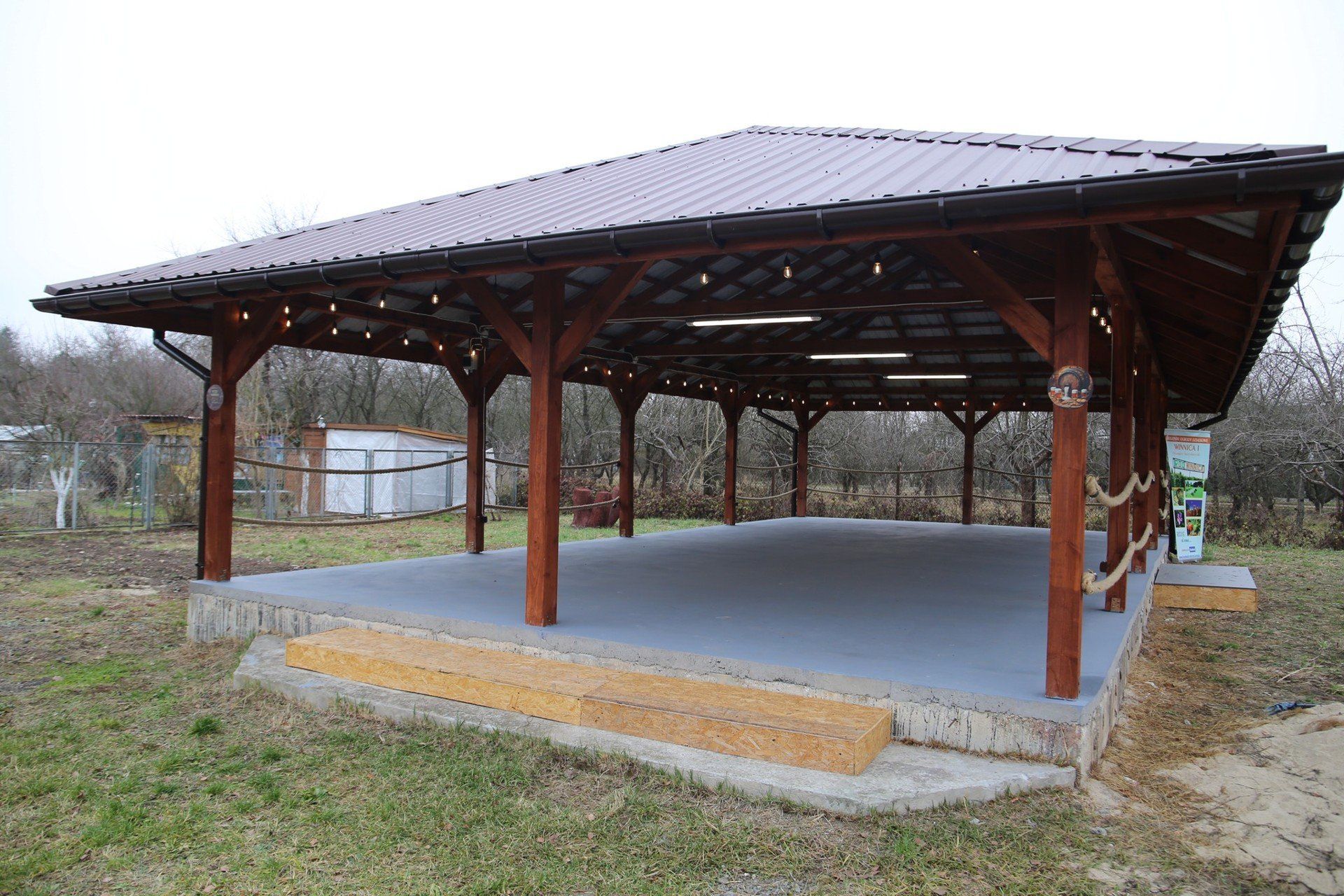 Rodzinny Ogród Działkowy Winnica stworzyła miejsce w którym działkowcy i mieszkańcy będą mogli się spotkać