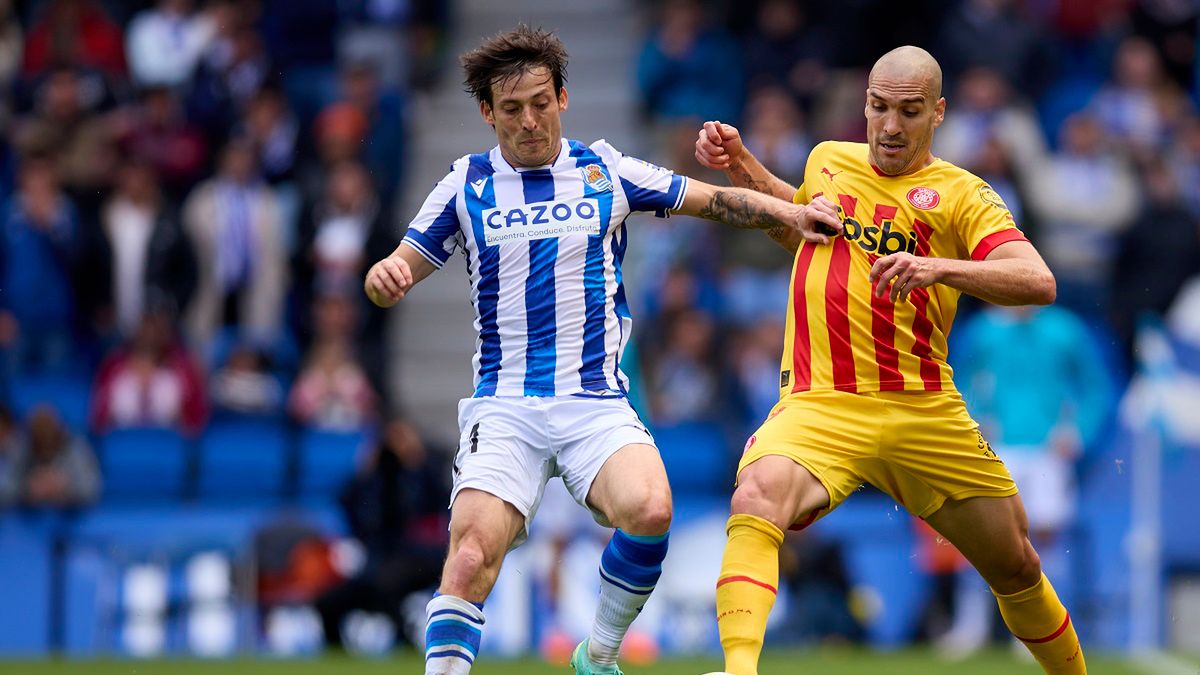 Getty Images / Ion Alcoba / Na zdjęciu: David Silva i Oriol Romeu