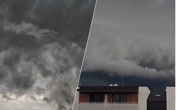 Niezwykłe nagranie z Krakowa. Chwilę później lunęło