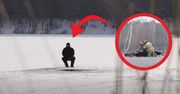 Gostynińscy policjanci ostrzegają: nie wchodź na zamarznięte zbiorniki wodne!