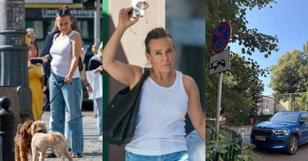 Dzień z życia Anny Muchy: auto zaparkowane NA ZAKAZIE, spacer z pupilem, wizyta w punkcie naprawy torebek